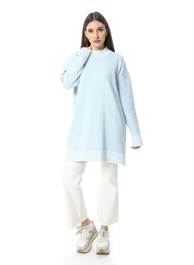 Caesar Women Wool Long Pullover With High Neck - Image 1