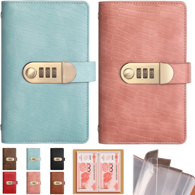 ODYSITE 2027 New 100 Transparent Pocket Currency Collectors Album， Lockable Savings Book, Money Saving Binder, for Collector Dollar Bill Cash Storage Collecting Supplies - Image 1