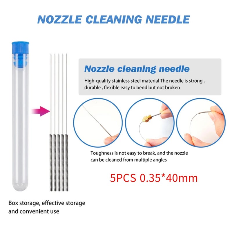 3D Printer Tool Kit Deburring Tool Nozzle Cleaning Needles Engraving Knife Carving Tool DIY 3D Printer Part 3D Model File Cutter Scraper Material Removal Tool with Chiseling/ Stencil Edge - Image 4
