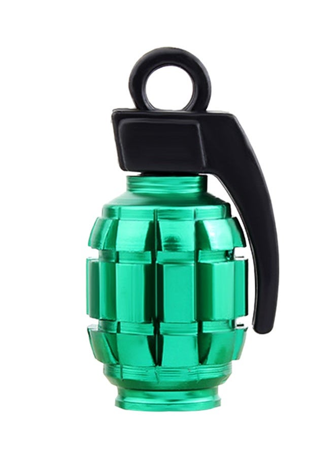 NIBEMINENT 4-Piece Grenade Style Car Tire Valve Cap 