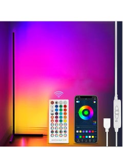 Generic Smart RGB Floor Lamp ,RGB Corner Floor Lamp  with App/Remote Control/Dimmable/Music Sync,Smart Floor Light for Bedroom Living Room Gaming Room  - Image 1