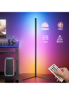 Generic Smart RGB Floor Lamp ,RGB Corner Floor Lamp  with App/Remote Control/Dimmable/Music Sync,Smart Floor Light for Bedroom Living Room Gaming Room  - Image 3