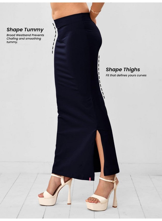 Lyra شيفر ساري للنساء من ليرا (بتيكوت) لون أزرق داكن - Image 4