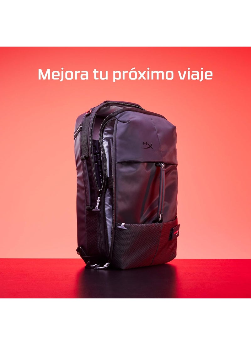 HYPERX HyperX Knight Gaming Backpack for Laptops Large Storage Durable Travel Ready Black  - Image 3