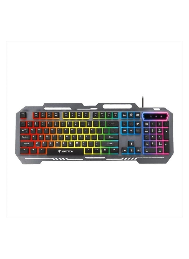 ماركة غير محددة - مجموعة لوحة مفاتيح وماوس للألعاب، RGB متعدد الإضاءة، sk500 - Image 1