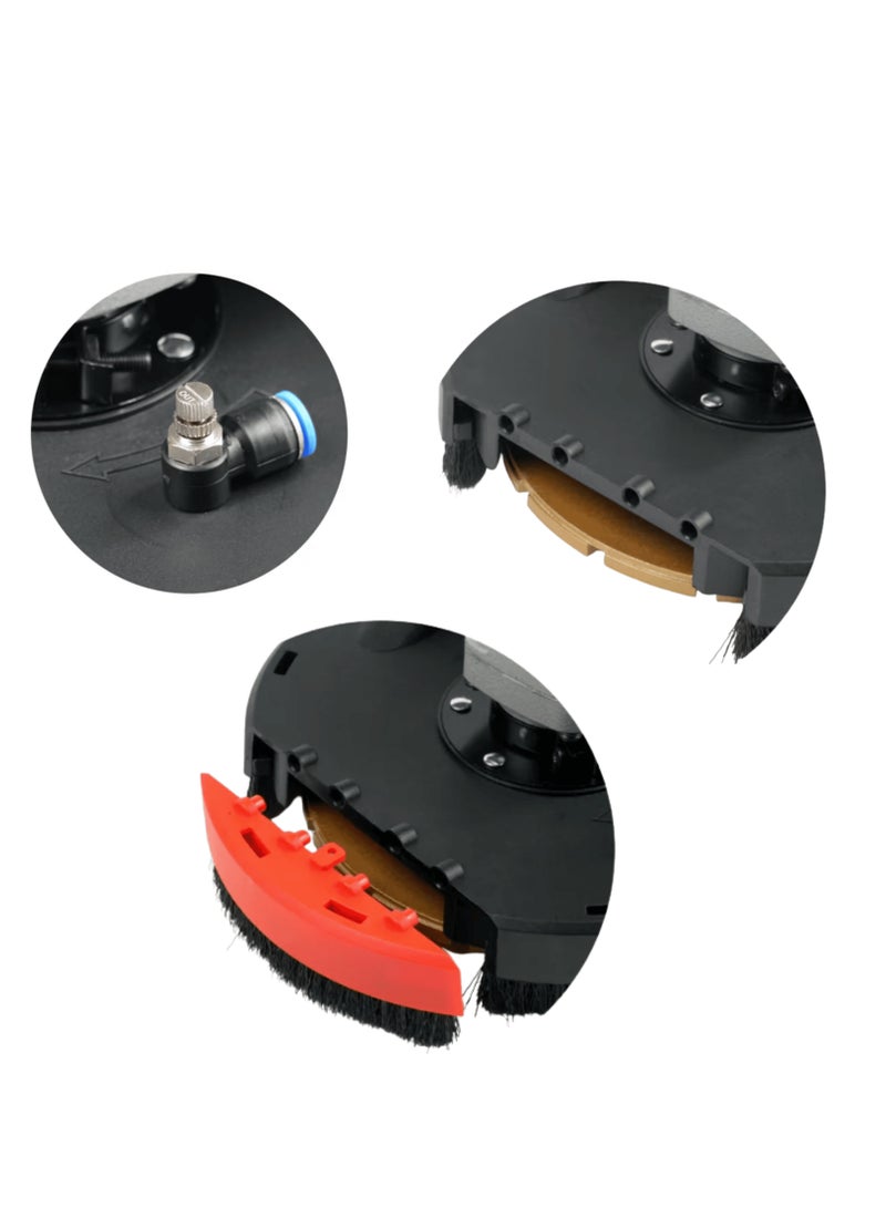 makute Electric Drywall Sander 2200W – Dustless Wall Polisher with Variable Speed, Self-Vacuum, 7-inch (180mm) Disc for Putty, Plaster, Ceiling & Paint Removal – Model DS121-180 - Image 4