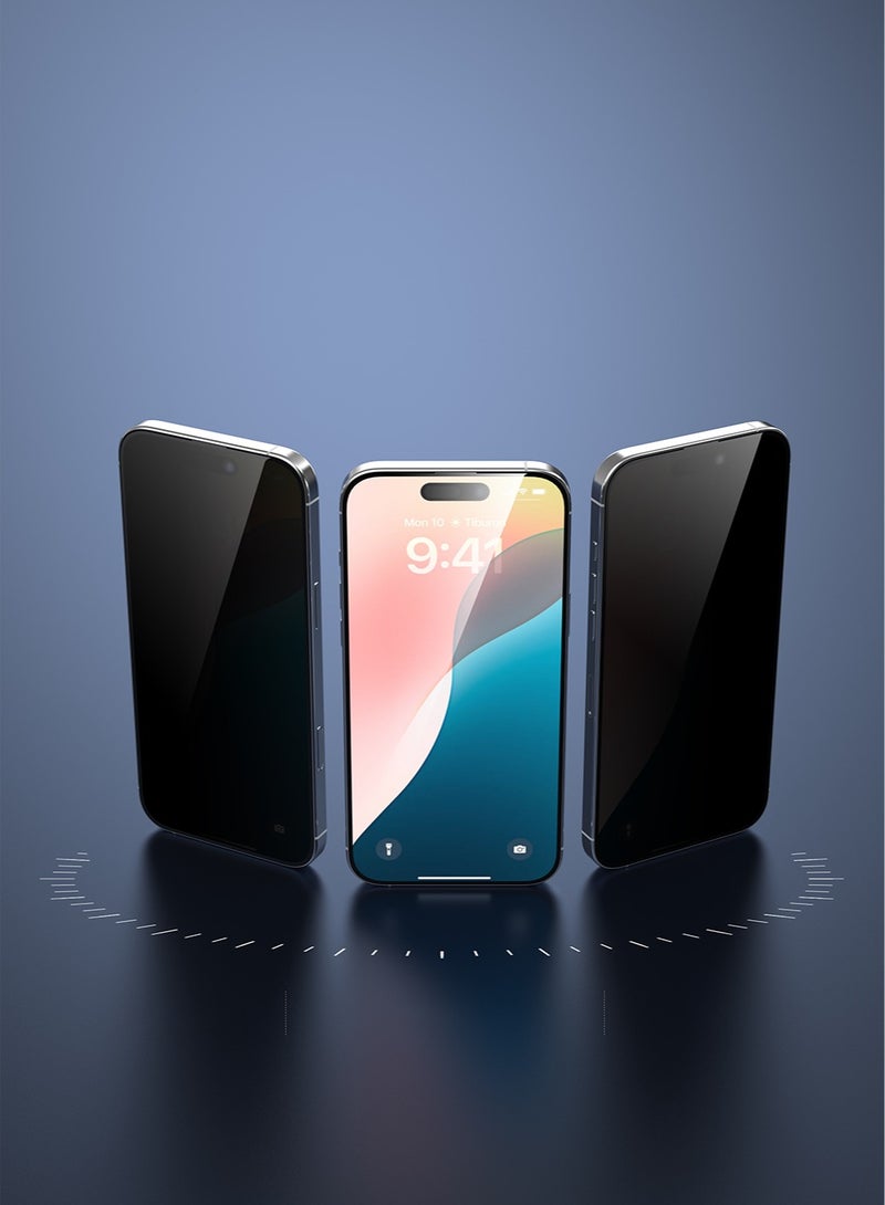 Devia iPhone 16 screen protector ensures that your screen is protected from scratches and shocks while maintaining your personal privacy. Thanks to the double-reinforced glass and supports quick fingerprint recognition