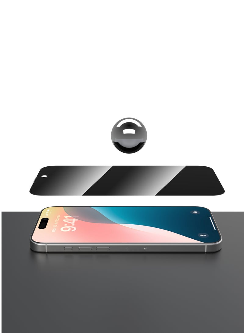 Devia iPhone 16 screen protector ensures that your screen is protected from scratches and shocks while maintaining your personal privacy. Thanks to the double-reinforced glass and supports quick fingerprint recognition