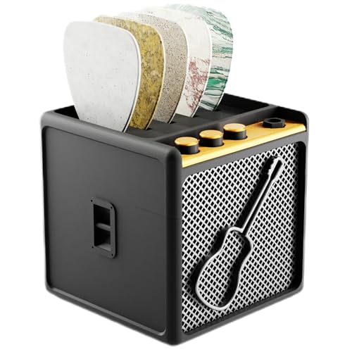 HOTCAN Guitar Pick Display Holder - Stylish Organizer for Music Enthusiasts and Musicians (Black) - Image 2