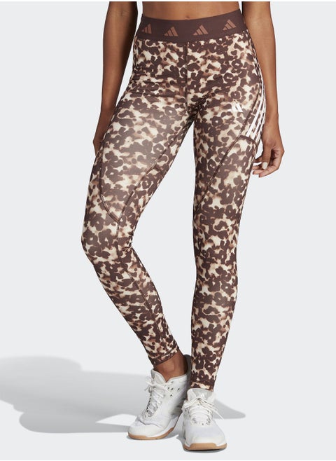 Techfit Hyperglam Full-Length Printed Leggings