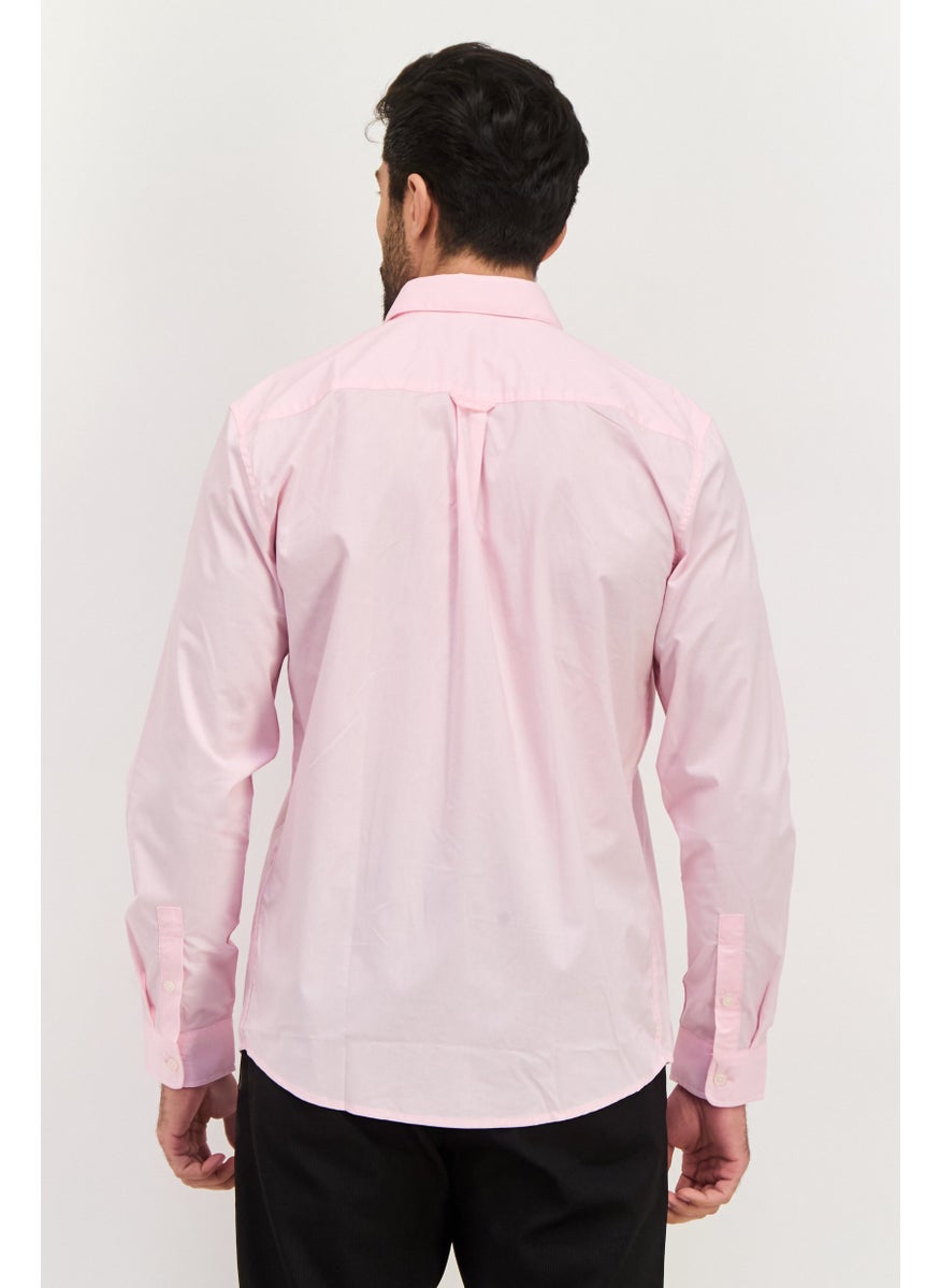 Men Regular Fit Plain Long Sleeves Casual Shirt, Pink - pzsku/Z763DBA55CC49754AC62CZ/45/_/1737642224/132922e3-4df9-411b-a778-cd0f0f460dc5