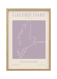 Frame with poster, Paix Lineaire, 50x70 cm