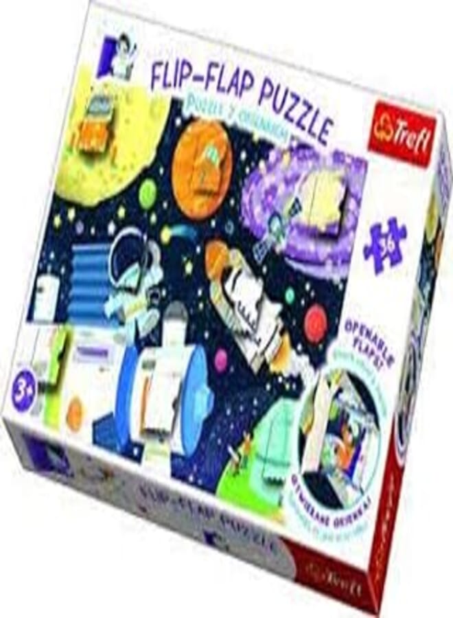 Trefl Jigsaw Puzzle 36 pieces - Flip Flap Puzzle - Space