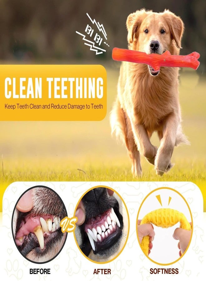 PremiumAV Indestructible Dog Chew Toys for Aggressive Chewers - Tough Durable Rubber Bone Toy for Small & Medium Dogs, Perfect for Training, Teeth Cleaning & Fitness - Image 2