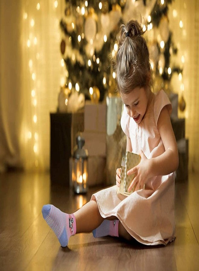 Freshfoot Baby Boy Organic Cotton Ankle Length Anti Slip Socks For Baby With Grip 0-36 Months-Cartoon, Multicolored - Image 3