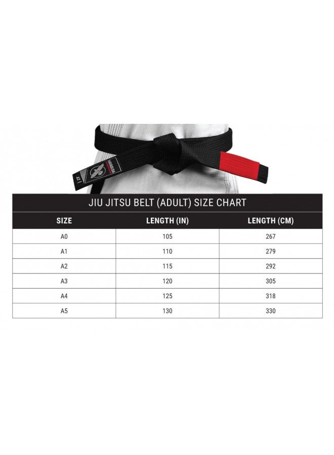 Hayabusa Hayabusa 2.0 Adult BJJ Belt - Premium Quality, IBJJF Compliant, Reinforced Double Stitching - Blue, A2 - Image 5