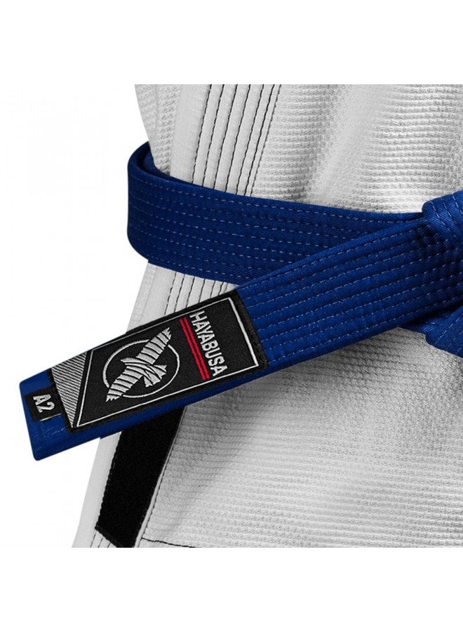 Hayabusa Hayabusa 2.0 Adult BJJ Belt - Premium Quality, IBJJF Compliant, Reinforced Double Stitching - Blue, A2 - Image 2