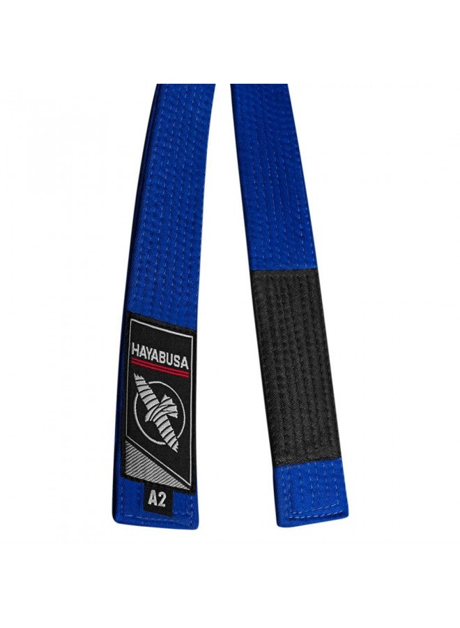 Hayabusa Hayabusa 2.0 Adult BJJ Belt - Premium Quality, IBJJF Compliant, Reinforced Double Stitching - Blue, A2 - Image 4