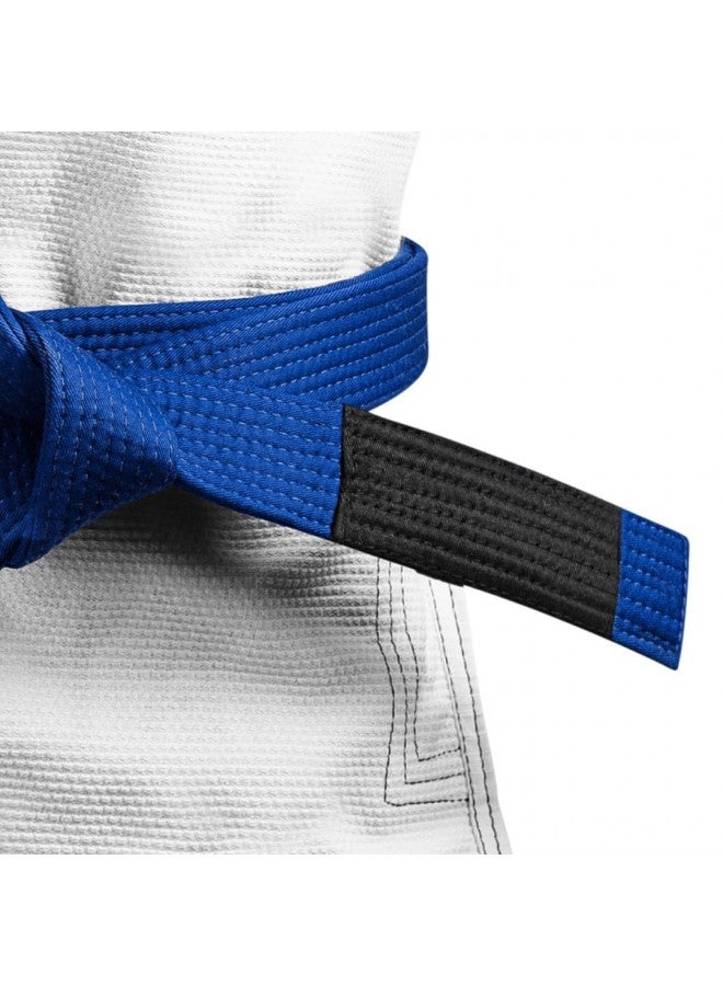 Hayabusa Hayabusa 2.0 Adult BJJ Belt - Premium Quality, IBJJF Compliant, Reinforced Double Stitching - Blue, A2 - Image 3