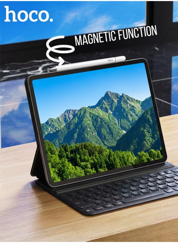 hoco. Best Universal Capacitive Stylus Pen (Digital Pencil) – Premium Copper & Aluminum Metal Body, Ultra-Sensitive Passive Touch, Magnetic Anti-Loss Tip, Dual Silicone Heads for Smooth Writing, Drawing, Note-Taking, and All Touchscreen Devices & Ideal For Artists, Students & Professionals - Image 5