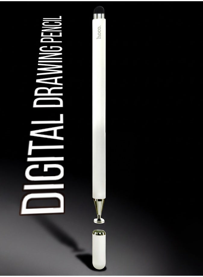 hoco. Best Universal Capacitive Stylus Pen (Digital Pencil) – Premium Copper & Aluminum Metal Body, Ultra-Sensitive Passive Touch, Magnetic Anti-Loss Tip, Dual Silicone Heads for Smooth Writing, Drawing, Note-Taking, and All Touchscreen Devices & Ideal For Artists, Students & Professionals - Image 2