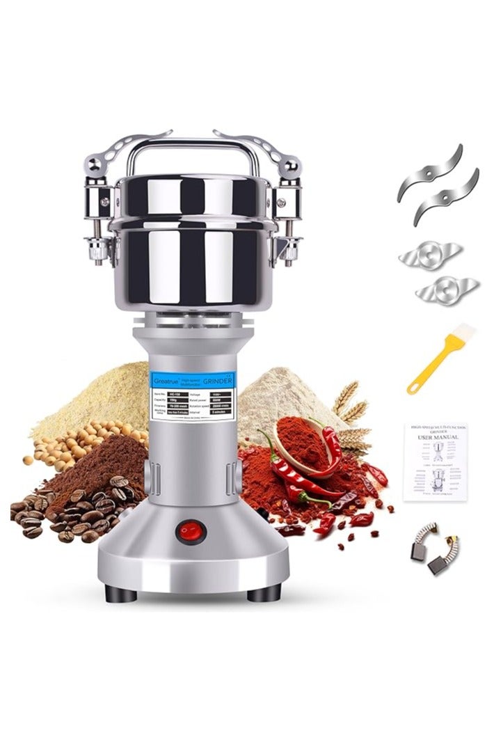 عربست طاحونة حبوب كهربائية، طاحونة توابل طحن دقيق، 150 جرام سعة كبيرة طحن فائق الجودة، 650 واط طاقة عالية، للقهوة/التوابل/المكسرات/الحبوب، شفرات الفولاذ المقاوم للصدأ - Image 1