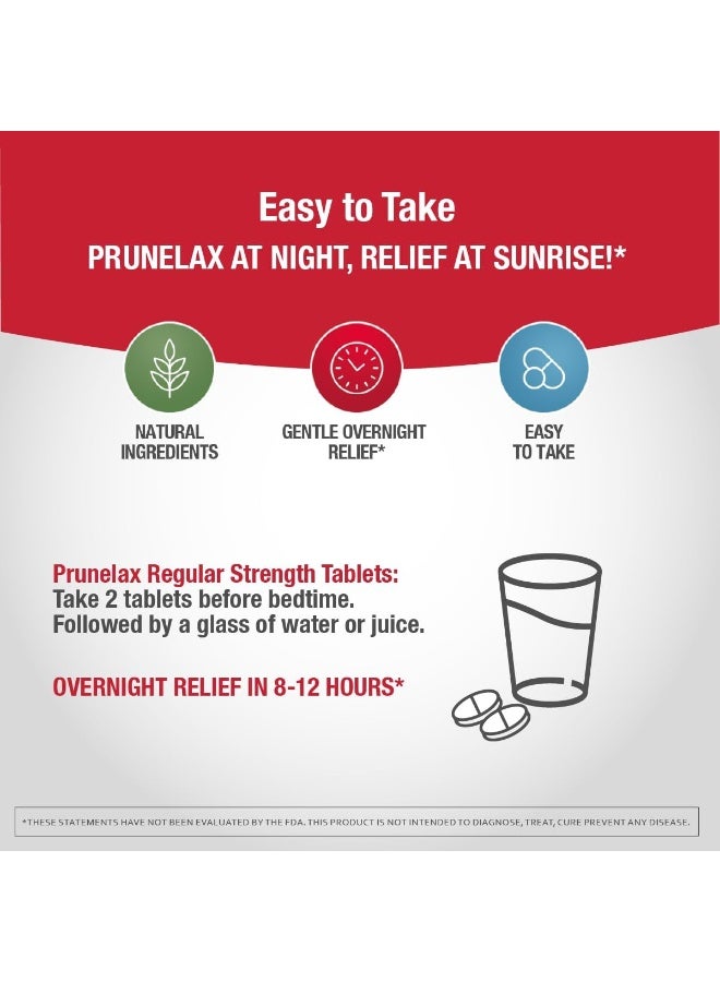 Prunelax Ciruelax Natural Laxative Regular for Occasional Constipation, Prunes, 60 Tablets - Image 4