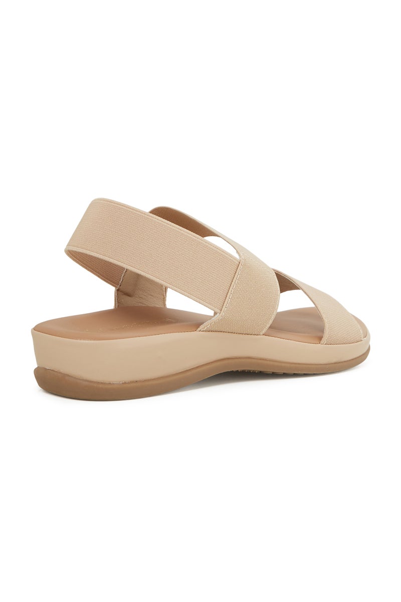 GEOOMNII Ladies Comfort Sandals in BEIGE | Comfortable Everyday Footwear - Image 3