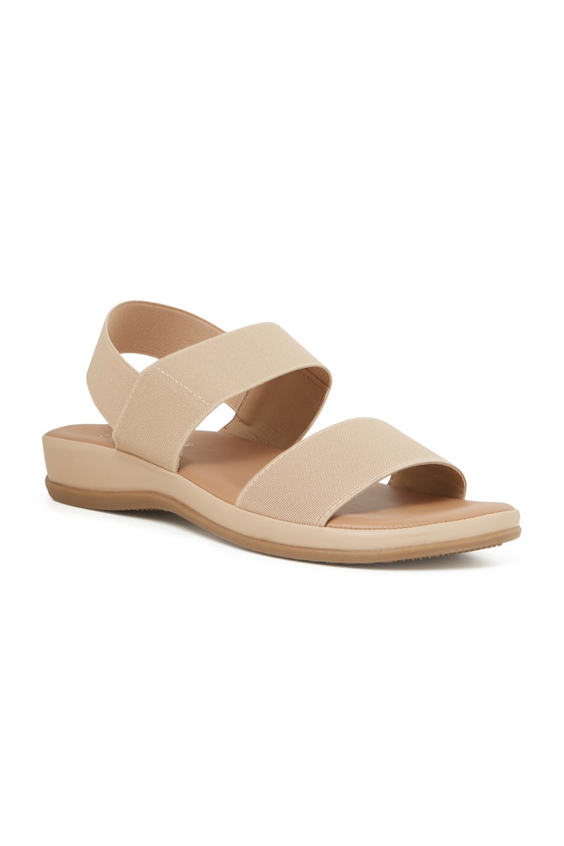 GEOOMNII Ladies Comfort Sandals in BEIGE | Comfortable Everyday Footwear - Image 1