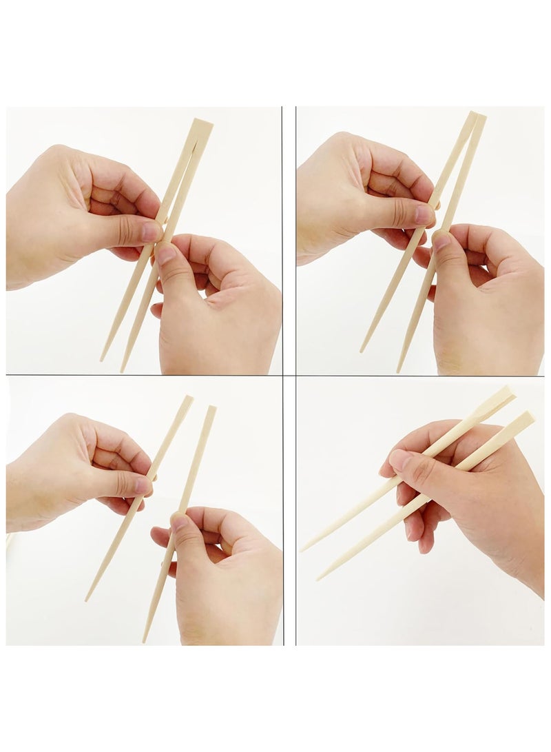 Ideal Pack Bamboo Chopsticks – 9 Inch (23 cm) | 100 Pairs | Individually Wrapped, Eco-Friendly, Premium Disposable Chopsticks for Restaurants, Home Dining, Takeout, and Catering - Image 3