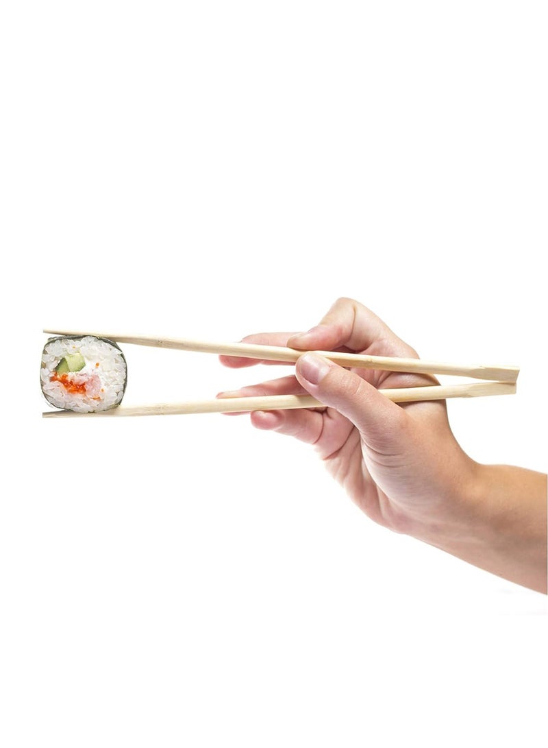 Ideal Pack Bamboo Chopsticks – 9 Inch (23 cm) | 100 Pairs | Individually Wrapped, Eco-Friendly, Premium Disposable Chopsticks for Restaurants, Home Dining, Takeout, and Catering - Image 4