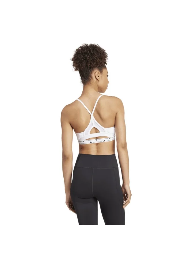 Adidas adidas AERCT LS 3S BRA White Training BRA for Women - XS