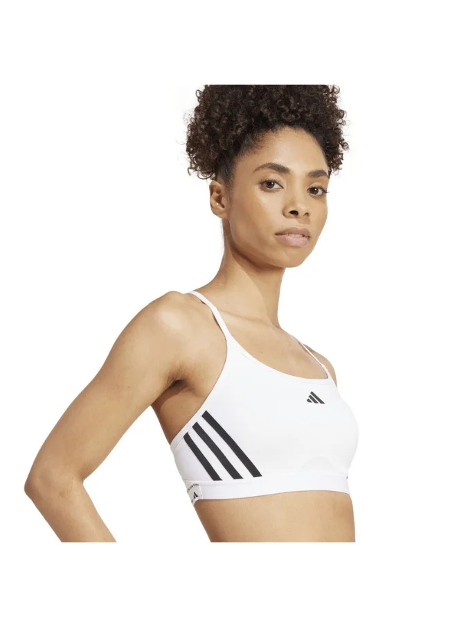 Adidas adidas AERCT LS 3S BRA White Training BRA for Women - XS