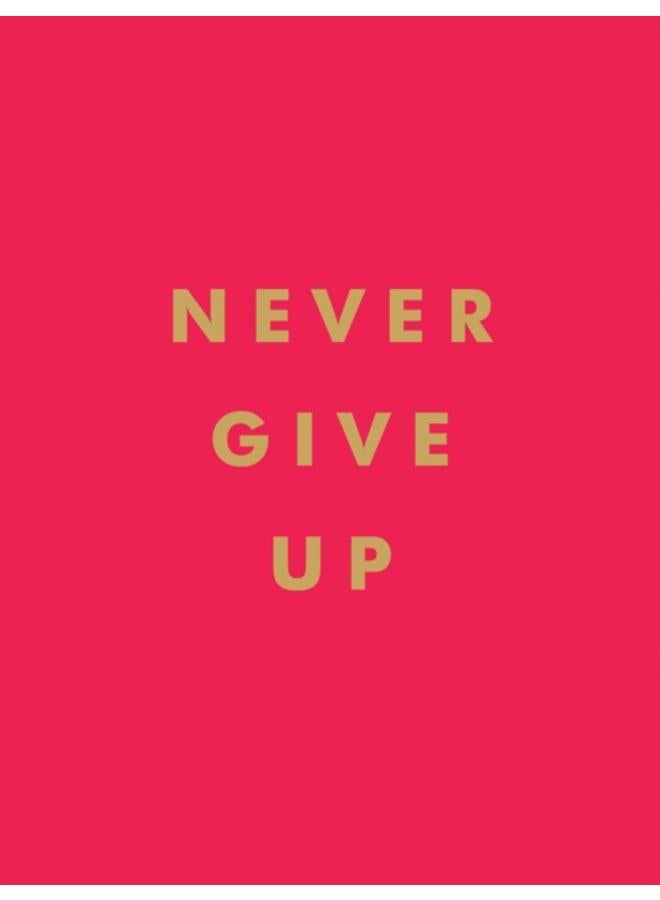 Never Give Up : Inspirational Quotes for Instant Motivation 