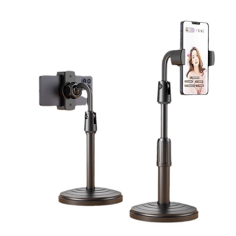 Adjustable Desktop Phone Stand with Weighted Base for Live Streaming and Video Recording - Image 3