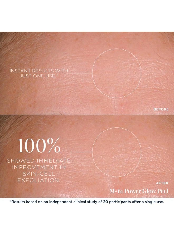 M-61 PowerGlow® Peel- 30 Treatments- 1-minute, 1-step exfoliating glow peel with glycolic, vitamin K & chamomile - Image 4