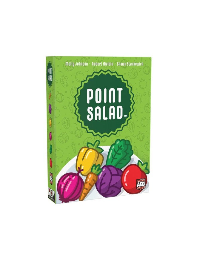 أيج & Flatout Games | Point Salad - لعبة رسم بطاقات حائزة على جوائز لجميع أفراد الأسرة | سهلة التعلم | سريعة اللعب | من 2 إلى 6 لاعبين | من سن 10 سنوات فما فوق  - Image 1