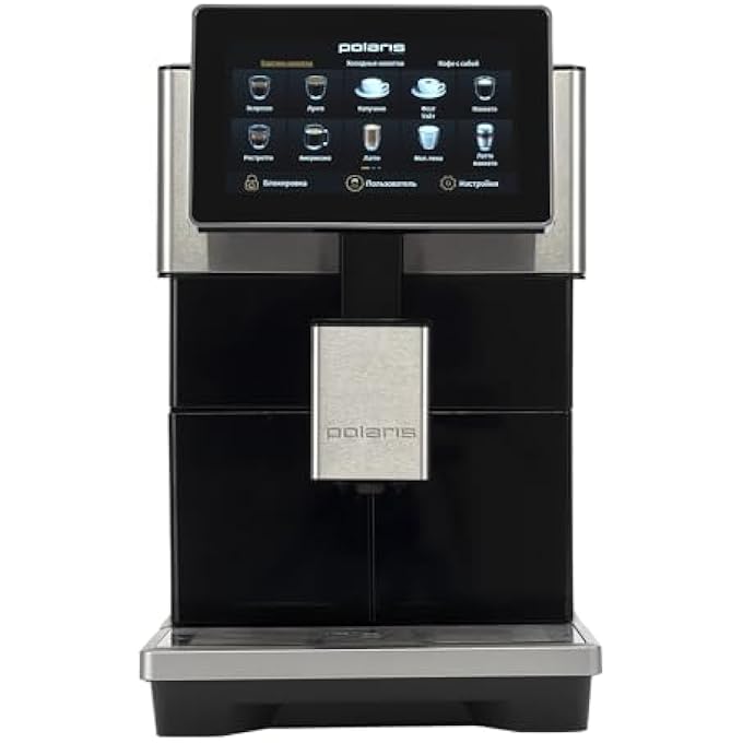 Polaris Pacm 2081Ac Smart Coffee Machine  40 Auto Programs Incl Cold  Hot Coffee To Go  ProfiCream Milk  WiFi App Control  20 Bar Italian Pump  6 User Profiles  Milk Container  Thermos - Image 1