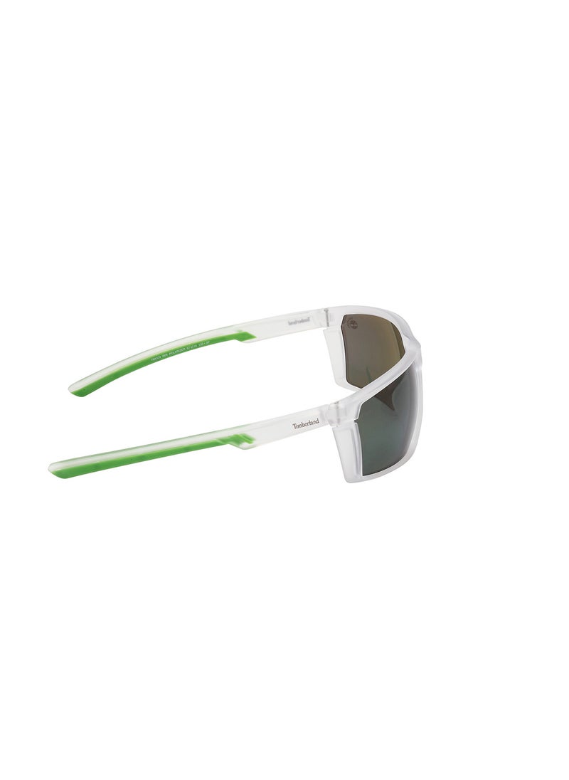 Men's Polarized Rectangular Sunglasses - TB933326R67 - Lens Size: 67 Mm