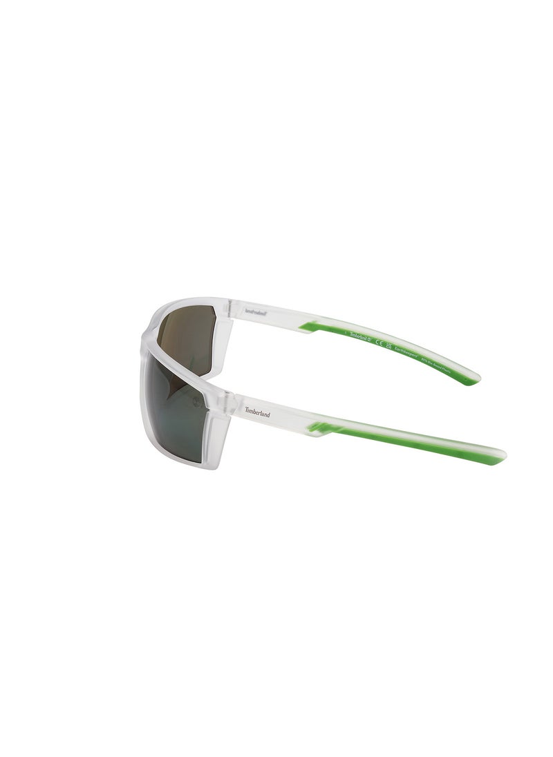 Timberland Men's Polarized Rectangular Sunglasses - TB933326R67 - Lens Size: 67 Mm  - Image 3