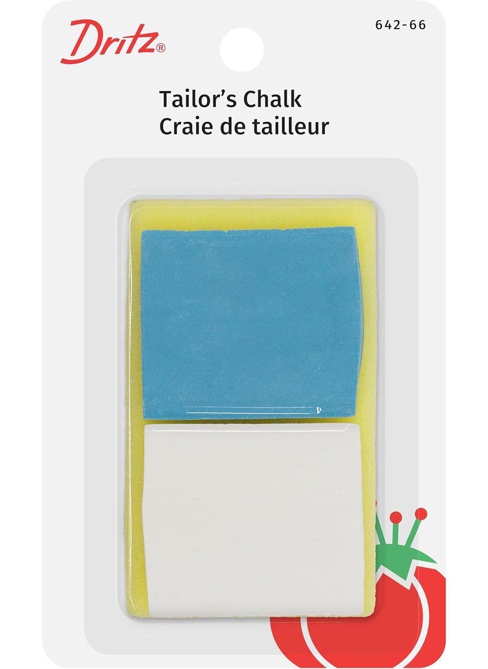 Dritz Dritz Tailors Chalk 2 Count Pack of 1 Blue White  - Image 1