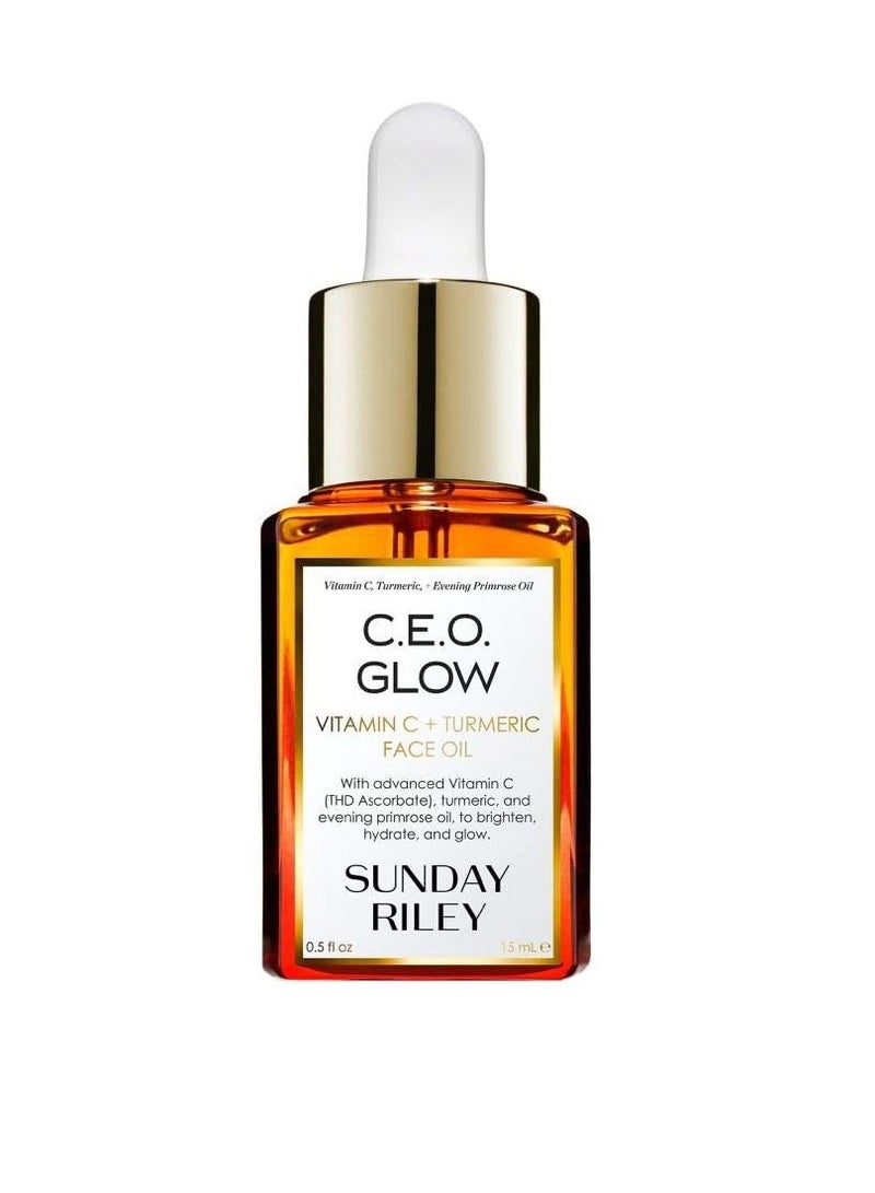 Sunday Riley C.E.O. Glow Vitamin C & Turmeric Face Oil, 0.5 Fl Oz - Image 1