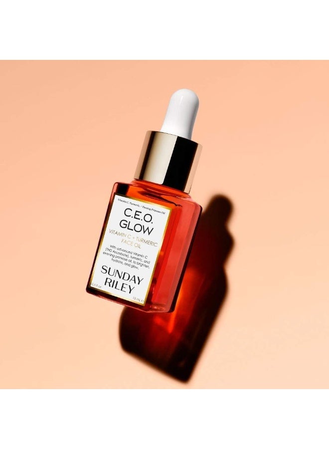 Sunday Riley C.E.O. Glow Vitamin C & Turmeric Face Oil, 0.5 Fl Oz - Image 2