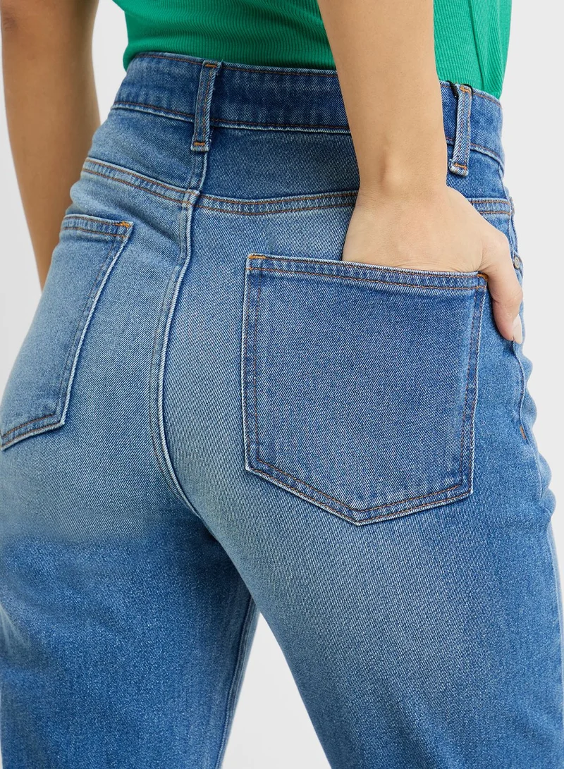 Ginger High Waist Slim Fit Jeans