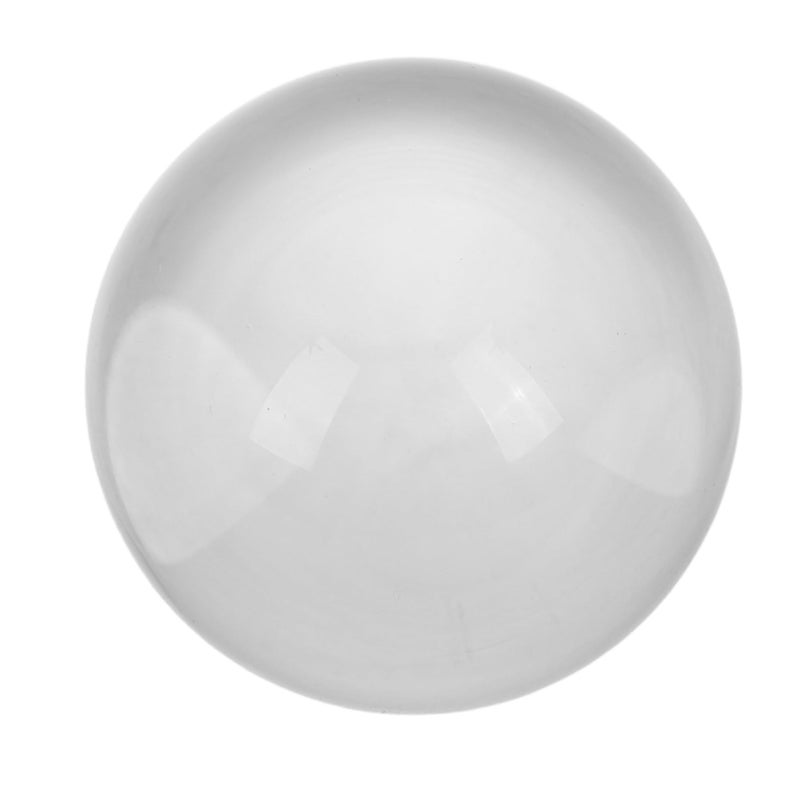 White Crystal Ball Glass Sphere Feng Shui Meditation Home Office Decor - Image 2