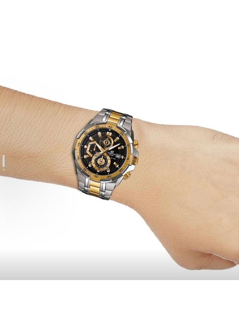 EDIFICE CASIO Casio EDIFICE 100m waterproof quartz movement stainless steel strap watch - Image 2