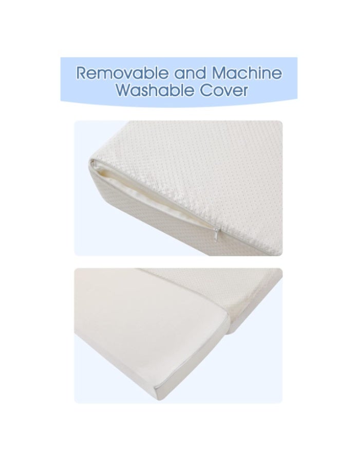 Assperdisc Crib Mattress,130x70cm Dual-Sided Baby Mattress,Breathable & Removable Toddler Bed Mattresses,3D Air Mesh,Anti-Suffocation Design,Machine Washable - Image 4