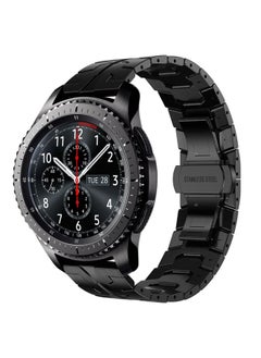 Generic Replacement Strap For Samsung Gear S3 Frontier Armor Stainless Steel Metal Watch Band Black 