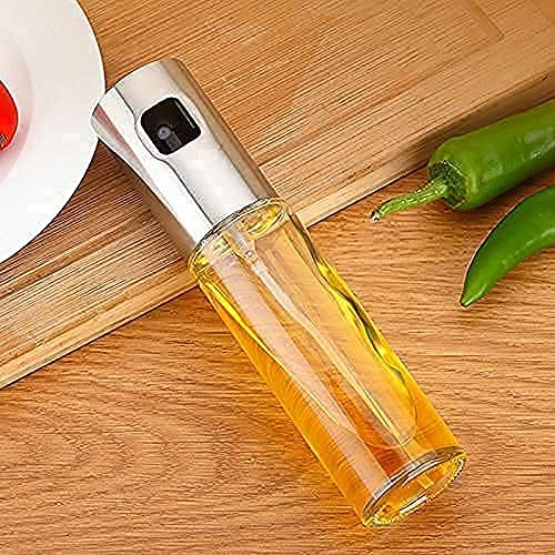 KIDINGTON Oil Sprayer for Cooking Spray Bottle Versatile Glass for Cooking Vinegar Bottle Oil Dispenser with Silicone Oil Brush or Spatula Best for Cooking Salad BBQ Kitchen Baking Roasting - Image 3