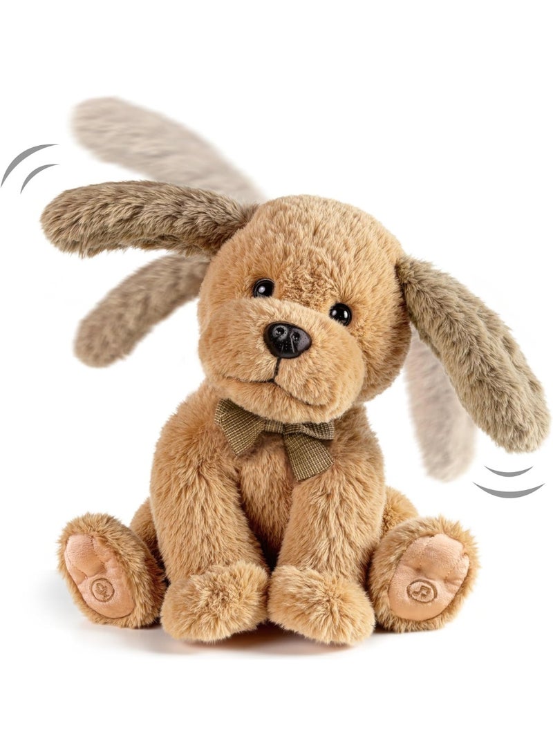 OR OR TU Electronic Plush Toy Dog for Kids, Soft Electronic Pets Puppy Fanning Ears Singing, Repeat What You Say Interactive Plush Toys Dog for Kids 3 4 5 6 7+ Years Old Girls Boys Gift - Image 1